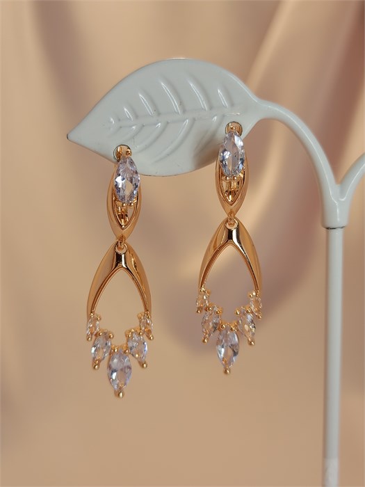 Серьги "Кристальная феерия" (А2) 19414