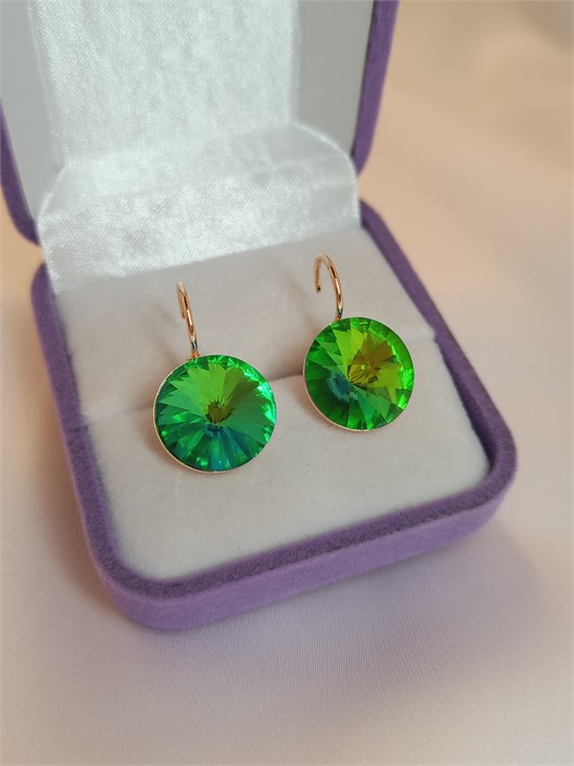 Серьги "Сказочное сияние" (А2) 19429