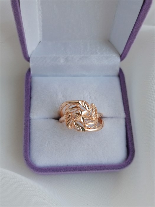 Кольцо "Золотое соцветие" 19434