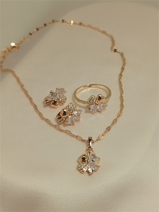 Набор "Клевер с хрусталем" (В4) 19472