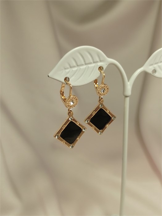 Серьги "Магические ромбы" (Д4) 19476