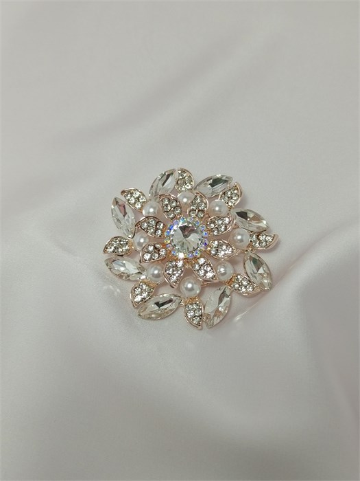 Брошь "Хрустальный вальс" 19518