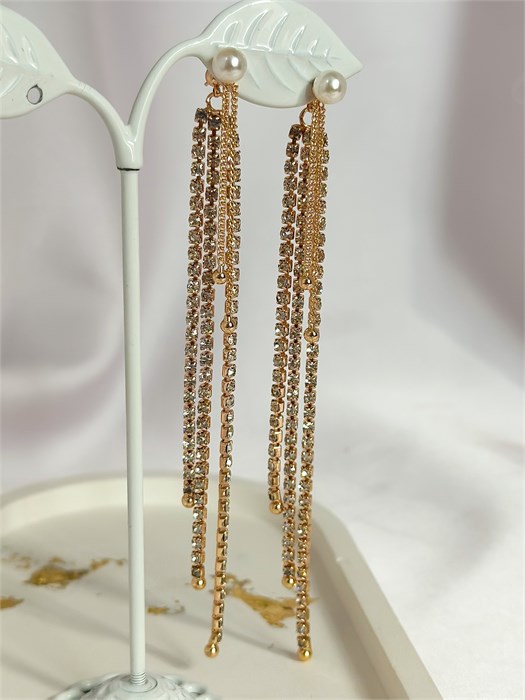 Серьги "Сверкающая роскошь" (Д8) 19638