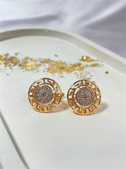 Серьги "Планета любви" (Д8) 19640