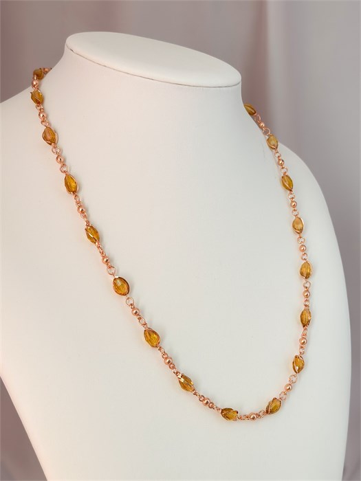 Бусы "Обаяние цитрина" (Е1) 19666