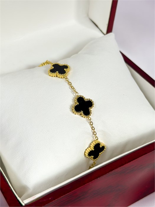 Браслет "Черный клевер" (Б11) 19702