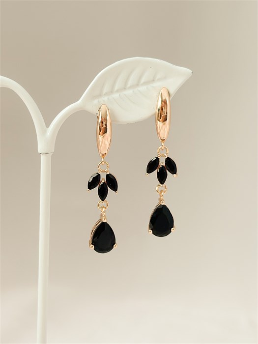 Серьги "Агатовый дождь" (А1) 19756