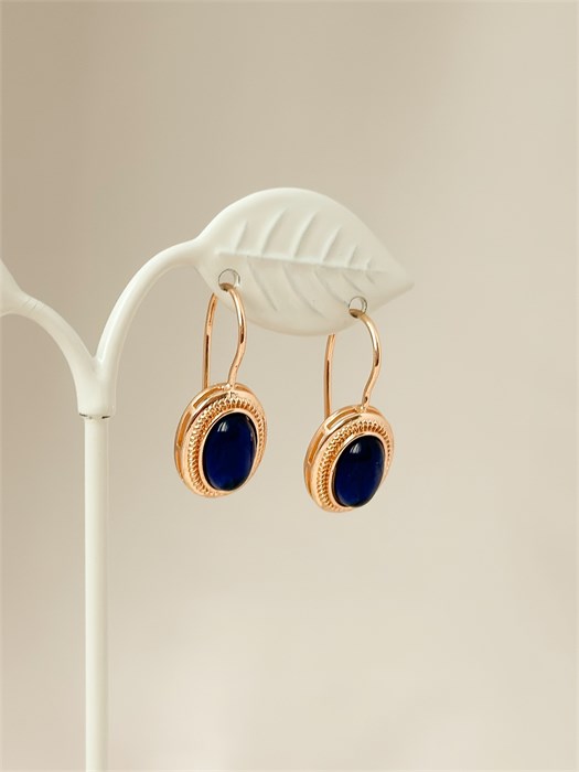 Серьги  "Сапфировое небо" 19846