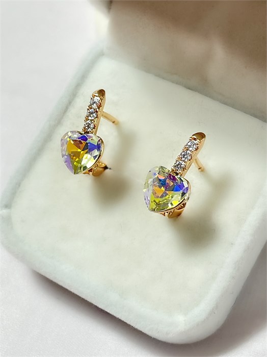 Серьги "Хрустальная любовь" 19919