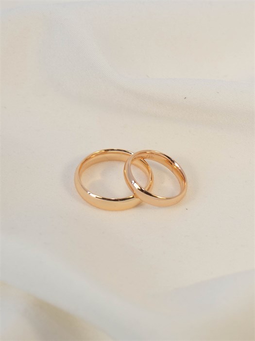 Обручальное кольцо из Дубайского золота  - фото 88401