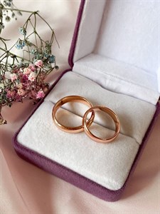 Обручальное кольцо Xuping (розовое)