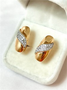 Серьги «Кристальная волна