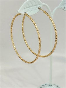 Серьги-кольца "Африка" 6,0 см. 20469