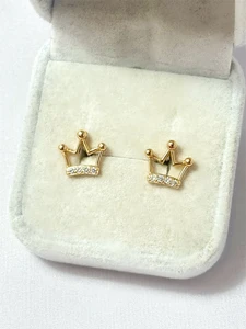 Серьги-гвоздики "Королева" 20759