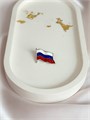 Брошь "Флаг России" 17356