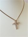 Крестик из дубайского золота 18864