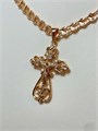 Крестик из дубайского золота 19720