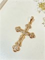 Крестик из дубайского золота 19721