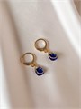 Серьги "Сапфировая роса" (А6)) 19767