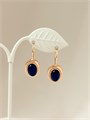 Серьги  "Сапфировое небо" 19846
