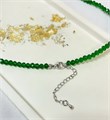 Колье "Нежность изумруда" 19930