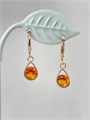 Серьги "Янтарная роса" 19963