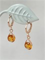 Серьги "Янтарная роса" 19963
