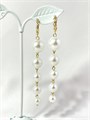 Серьги "Жемчужный водопад" 20129