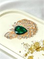 Брошь «Изумрудная фантазия» 20157