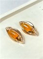 Серьги "Элегантный янтарь" 20199
