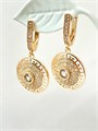 Серьги  "Солнечный круг" 20208