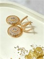 Серьги  "Солнечный круг" 20208